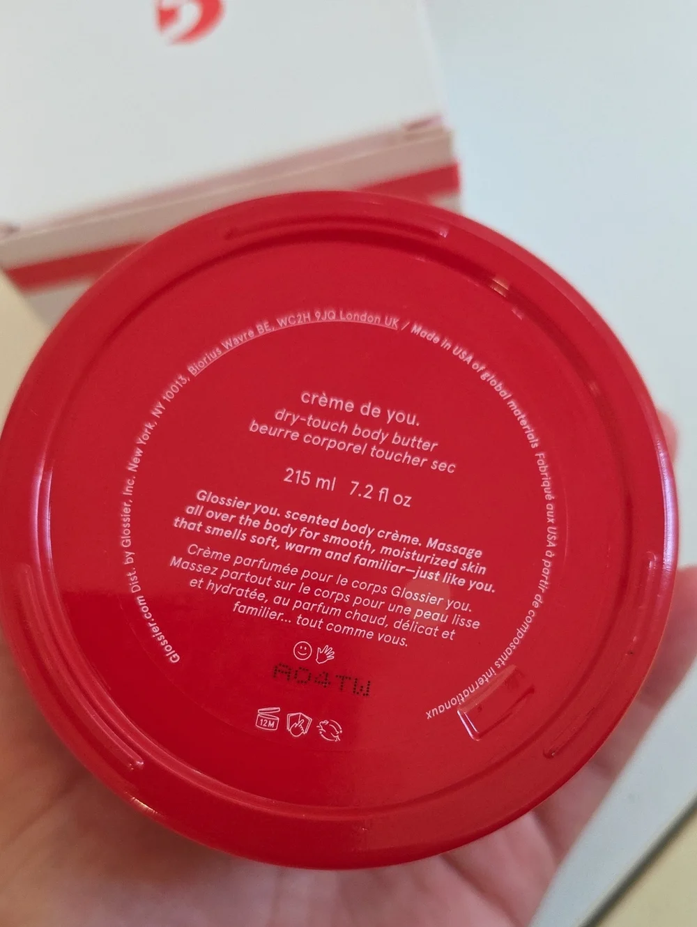 NIB Glossier Creme De You Dry Touch Body Butter 7.2 oz